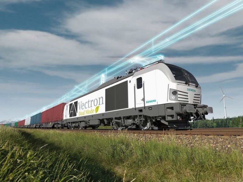 Akiem heeft met Siemens aan contract getekend voor de levering van nieuwe Dual Mode Vectron locomotieven. (Foto: Siemens Mobility)