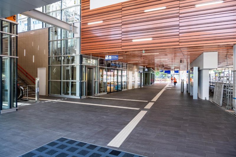 De nieuwe passage onder de sporen door (Foto: NS/Gerrit Sern�)