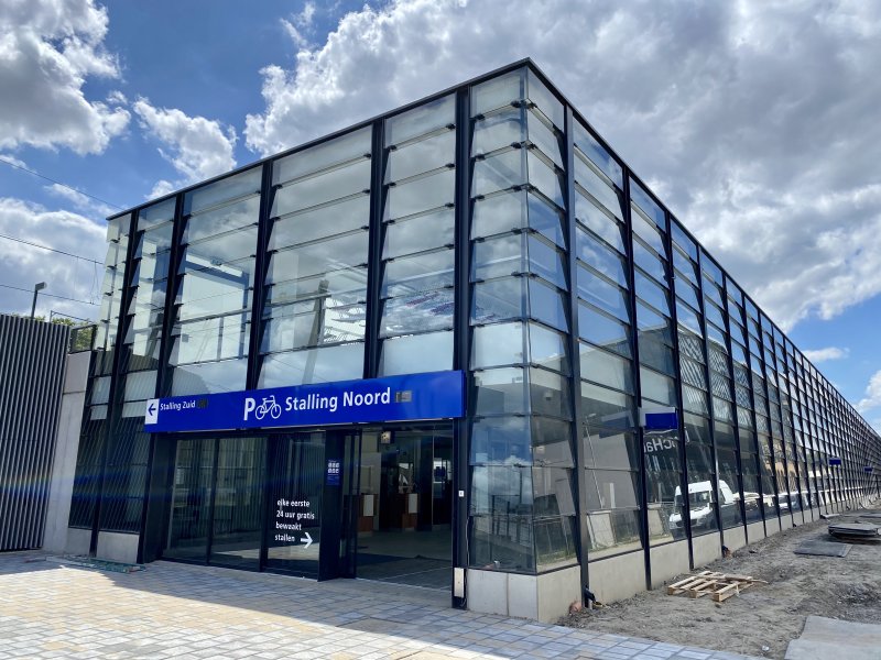De nieuwe fietsenstalling op station Tilburg (Foto: NS)