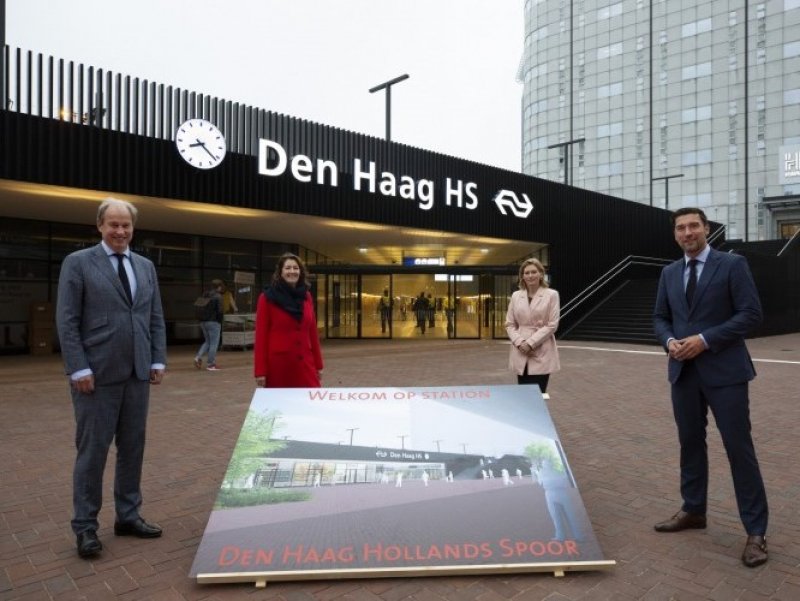 De nieuwe entree van Den Haag HS (Foto: NS / Henri�tte Guest)
