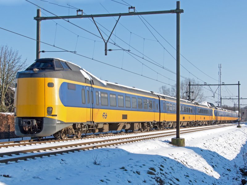 Ook op woensdag zullen vervoerders op het spoor de winterdienstregeling rijden. (Foto: Rob Dammers (Creative Commons))