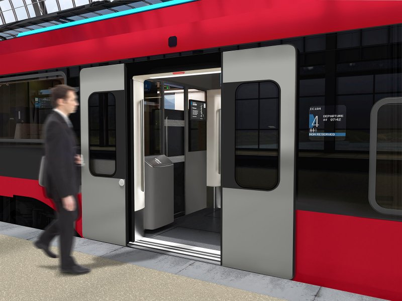 De IC5, de Coradia Stream voor de Deense Spoorwegen (DSB). (Foto: DSB / Alstom)