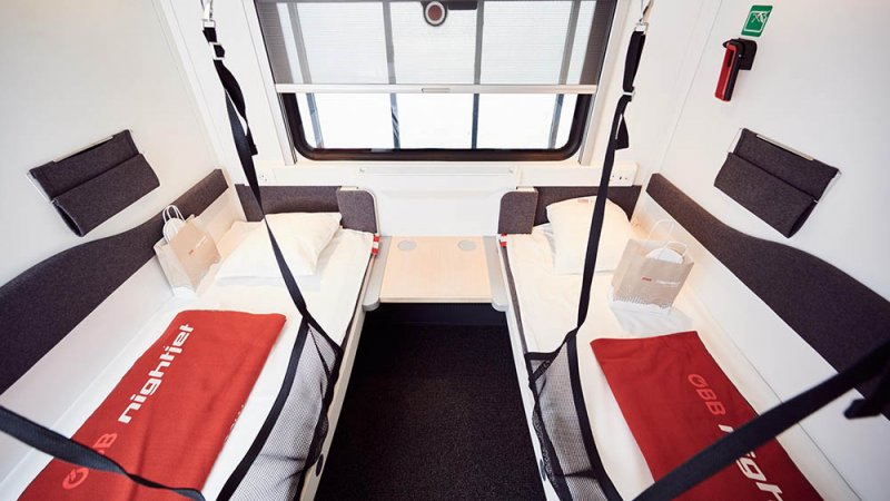 De nieuwe ligrijtuigen van de �BB Nightjet (Foto: �BB / Marek Knopp)