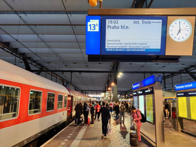 GoVolta rijdt vanaf september 2025 dagelijks een budgettrein naar Berlijn. (Foto: Boemelbroers / Twitter)