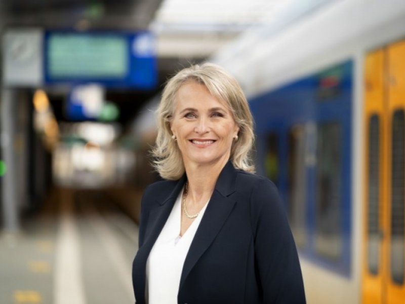 Marjan Rintel verlaat na 8 jaar, waarvan anderhalf jaar als president-directeur, de NS. (Foto: NS)