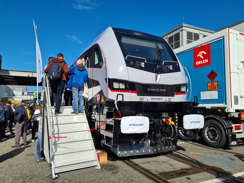De eerste Euro9000 voor Rail Force One, die tijdens InnoTrans 2022 gepresenteerd werd. (Rechten: Treinenweb.nl)