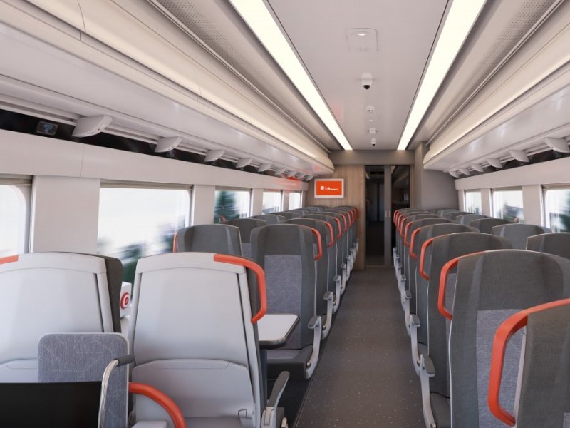 Dit is de coup� voor de regionale stoptrein. (Foto: CAF)