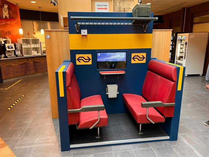 Hoofdreiscoup� in Den Haag Zorginstelling. (Foto: NS)