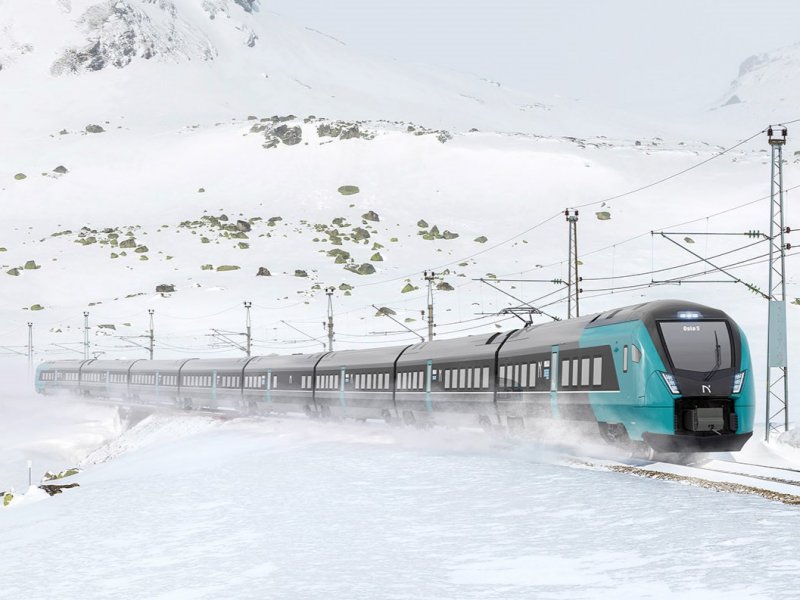 Het ontwerp van de FlirtNex die volgend jaar in de productie gaat. (Foto: Stadler)