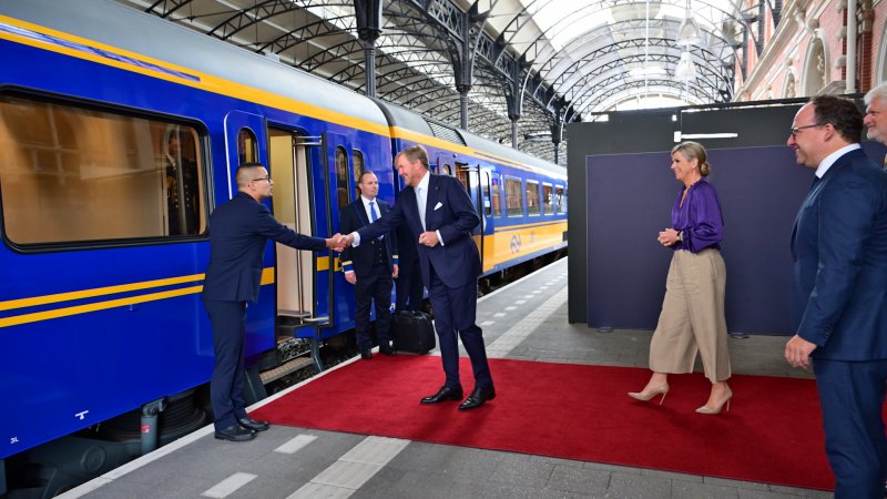 Het vertrek vanuit Den Haag HS (Foto: NS)