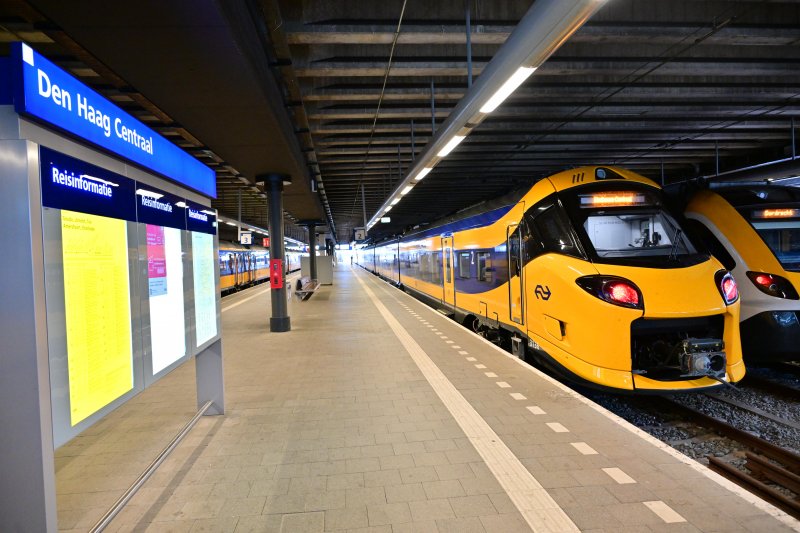 Het vertrek vanuit Den Haag. (Foto: NS / Kjell Postema)