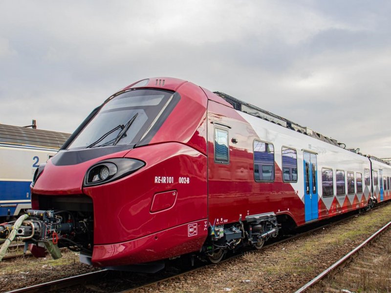 De aankomst van de eerste trein in Boekarest. (Foto: Trenuri Rom�nia)