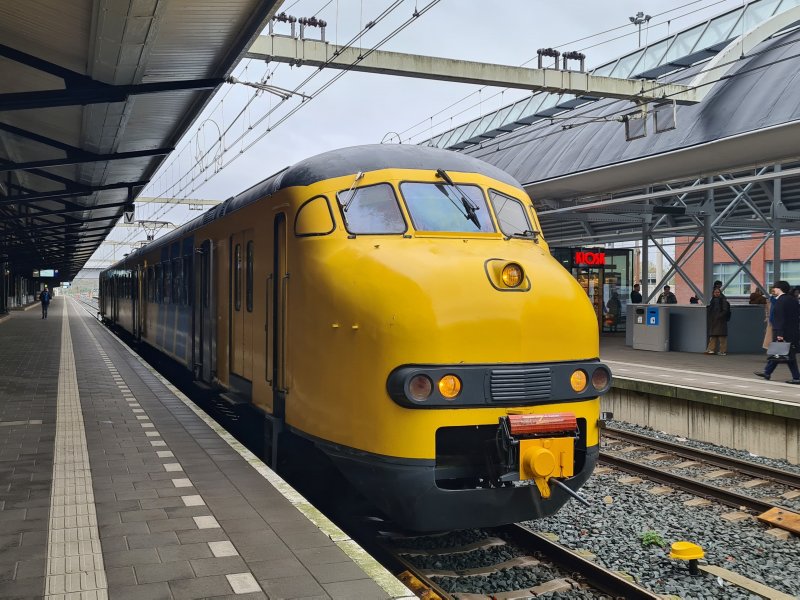 De 904 die eerder tijdens eens speciale rit in Amersfoort was. (Foto: Treinenweb)