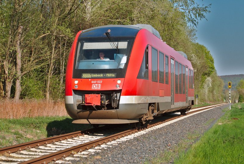 Een enkeldelige LINT 27 in dienst bij DB Regio. (Rechten: Jacek Ruzyczka)