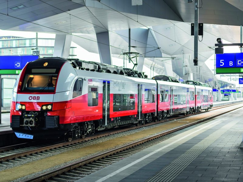 De �BB heeft extra Desiro-treinstellen aangeschaft. (Foto: Siemens Mobility)