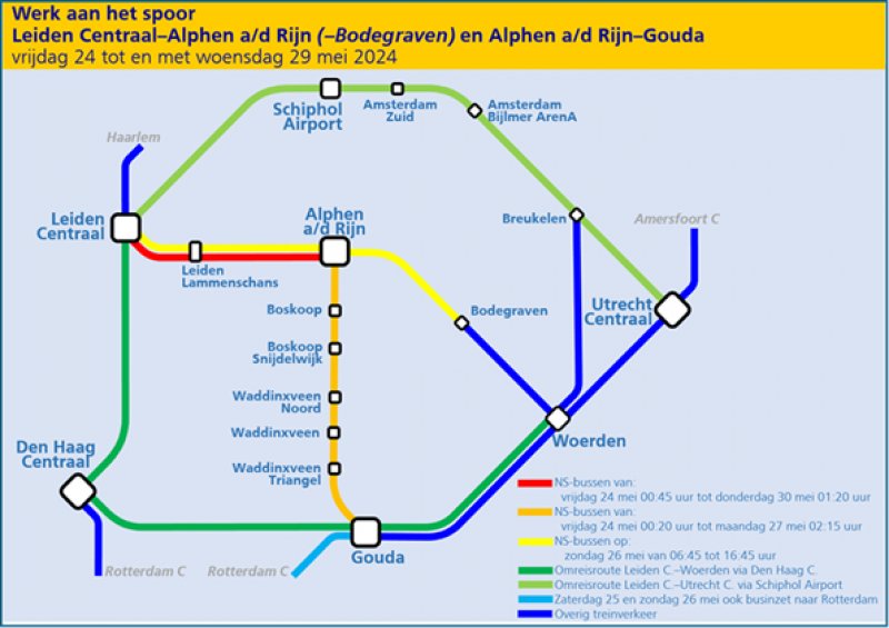 Werkzaamheden kaartje