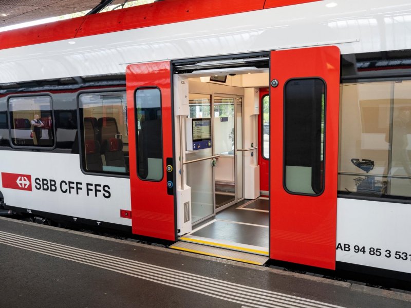 De trein is toegankelijk voor personen met een mobiele beperking. (Foto: SBB)