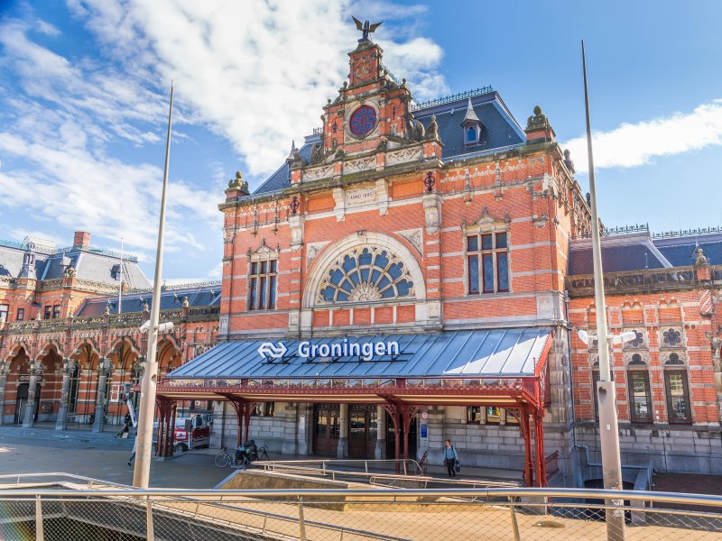 Donderdag rijden er nog geen treinen tot aan hoofdstation Groningen, wel rijden ze tot aan Europapark. (Foto: Barbara Devincent)