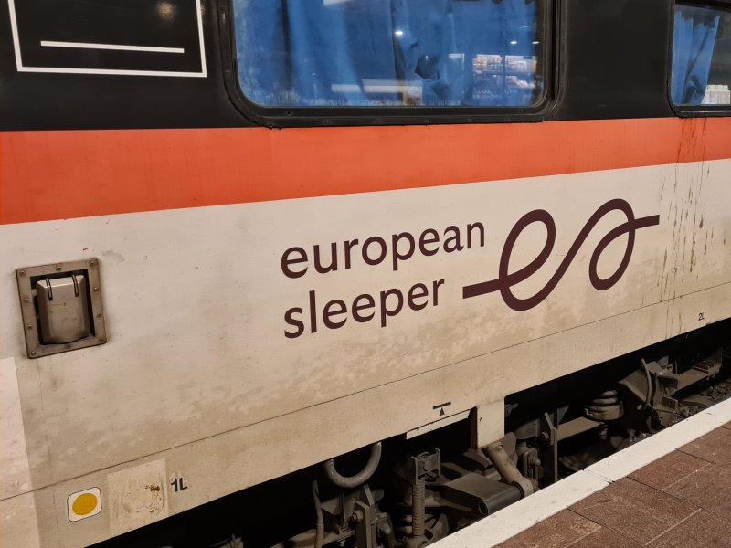 De nachttrein van European Sleeper werd geweigerd om op de sporen van Itali� te rijden. (Foto: Treinenweb.nl)
