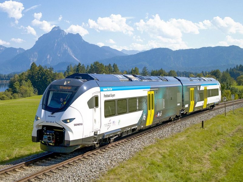 Een impressie van de Mireo die op de Duitse spoorlijn zal worden ingezet. (Foto: Siemens Mobility)