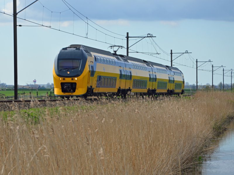 De verbeteringen aan de spoorlijn Leiden-Utrecht zouden gelijktijdig uitgevoerd moeten worden. (Foto: Rob Dammers)