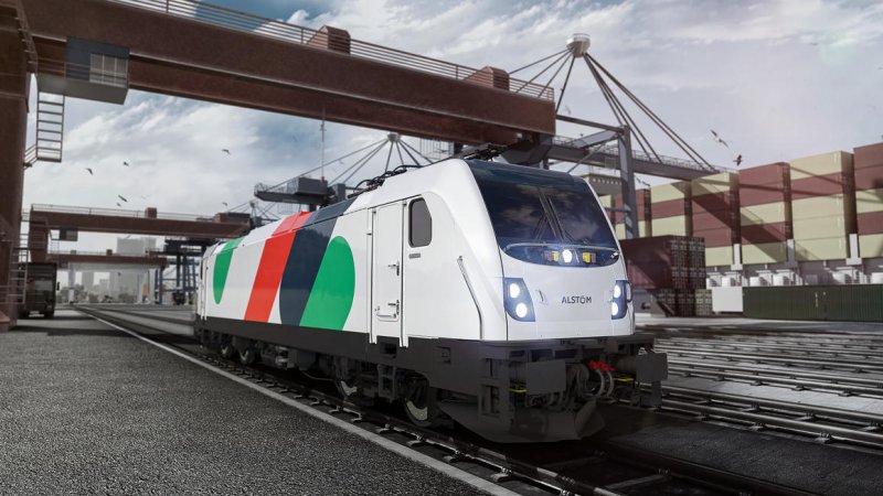 Een voorbeeld van de Traxx Universal. De huisstijl voor de locomotief is nog niet bekend. (Foto: Alstom SA)
