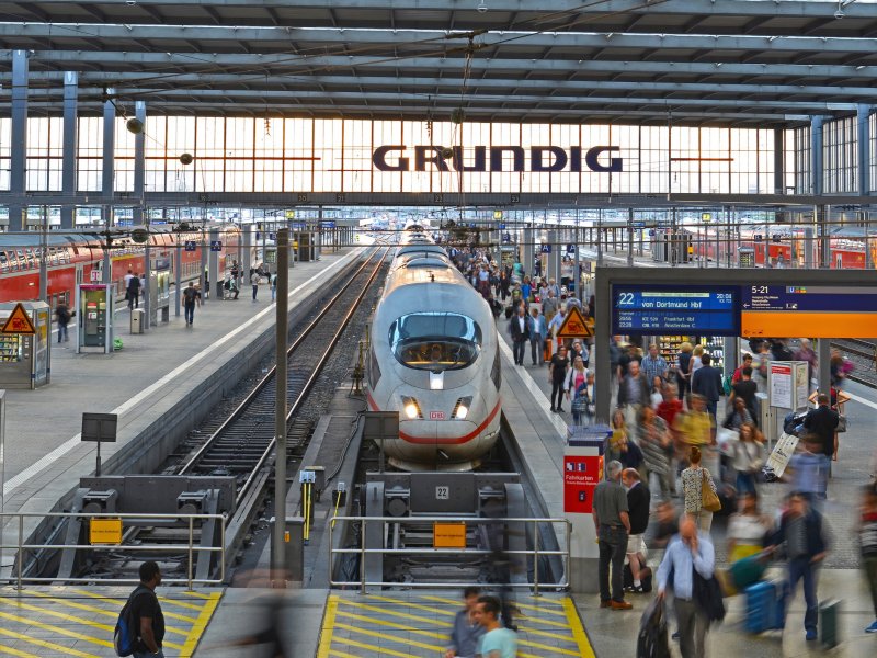 Een archieffoto van station M�nchen. (Foto: Deutsche Bahn AG / Christian Bedeschinski)