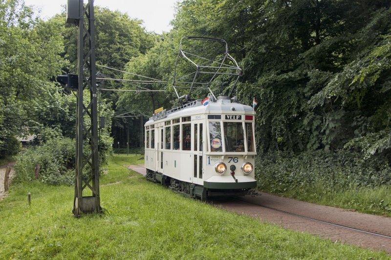 De historische GETA 76 van het Nederlands Openluchtmuseum. (Rechten: Roel Hemkes)