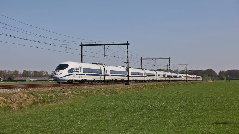 Seth spotte de afscheidstrein bij Teuge, en maakte deze foto. (Rechten: Seth Veltman)