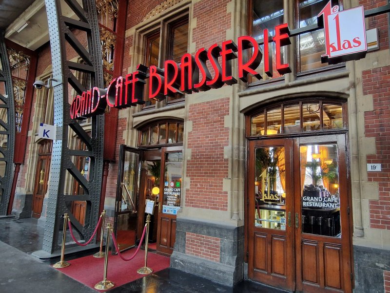 Het restaurant 1e Klas moet sluiten vanwege een flinke huurachterstand. (Foto: Treinenweb/Clayweb)