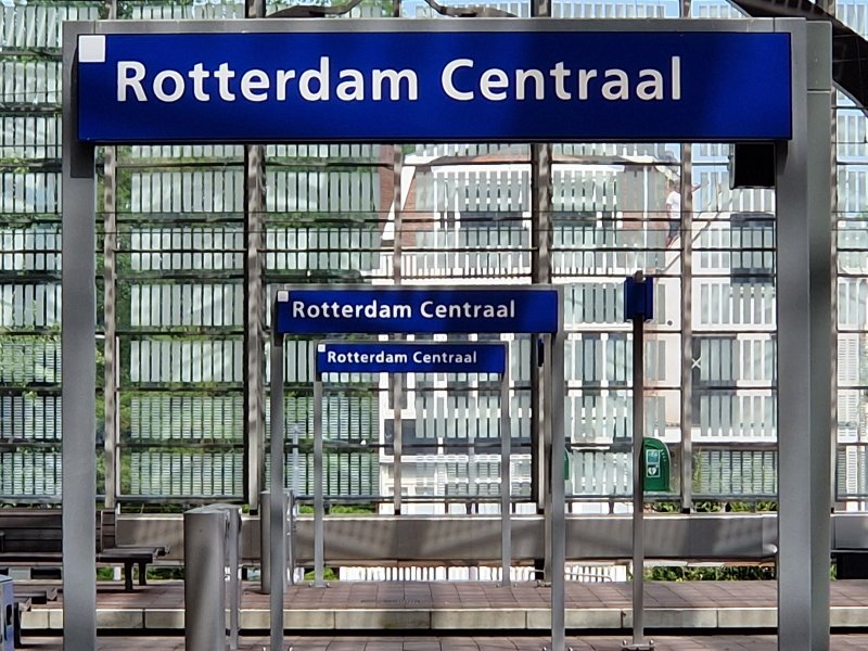 In het weekend van 8 en 9 november rijden er geen treinen van en naar Rotterdam Centraal. (Foto: Treinenweb)