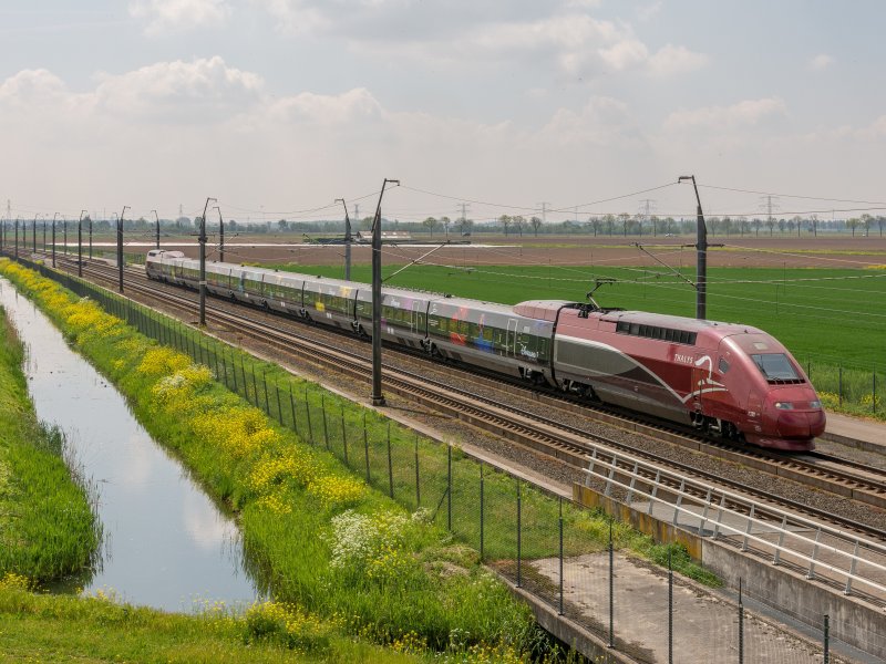 De Eurostar die voorlopig met aangepaste snelheid over een deel van de HSL-Zuid moet rijden. (Foto: Rob Dammers / CC BY 2.0)
