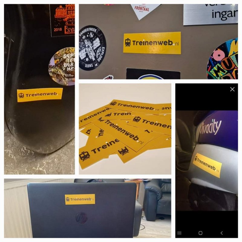 Treinenweb stickers