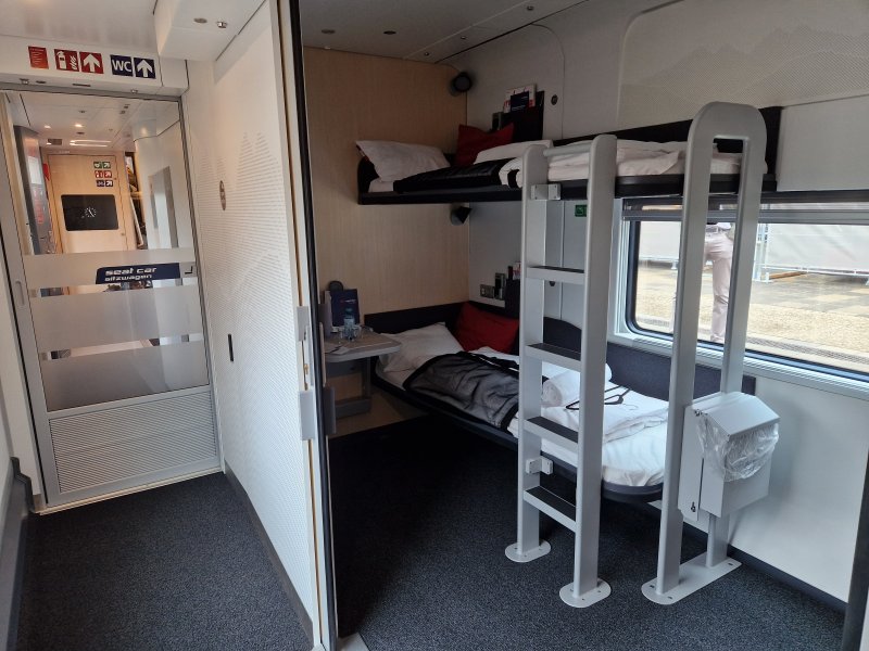 De NightJet is ook voorzien van een speciale coupe die geschikt is voor rolstoelen. (Rechten: Treinenweb/Clayweb)