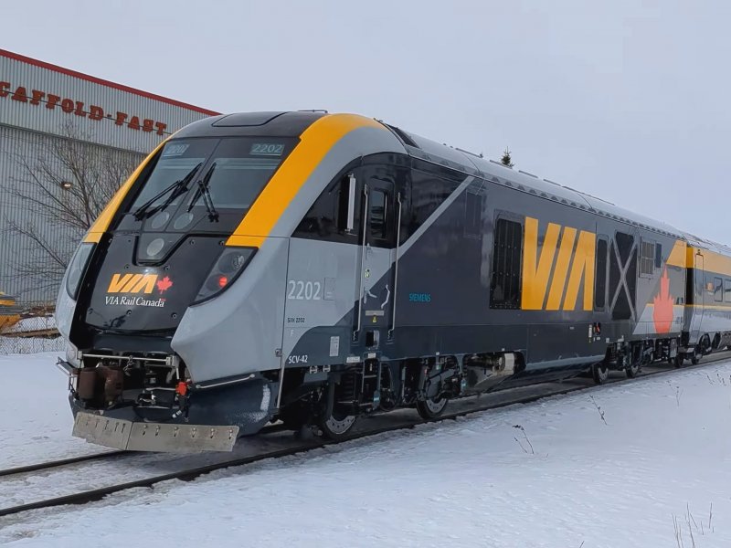 Een locomotief van het model van de Charger-familie. Het gaat niet om de locomotief uit het artikel. (Foto: Keira Clarke )