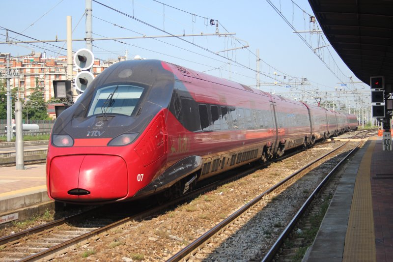 Een soortgelijke Alstom Pendolino Evo in dienst in Itali�. (Foto: Superalbs)