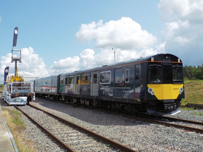 De aangepaste aangepaste Class 230 voor de wereldrecordpoging die vorige maand behaald werd. (Foto: R~P~M (Flickr))