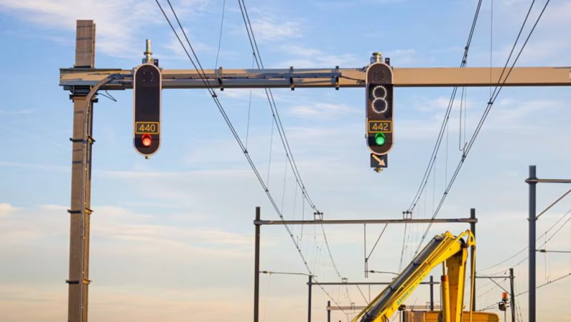 Het nieuwe sein is definitief van de baan. (Foto: ProRail)
