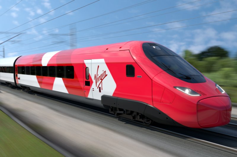 Zo komen de nieuwe treinen van Virgin Trains eruit te zien. (Foto: Virgin Trains)