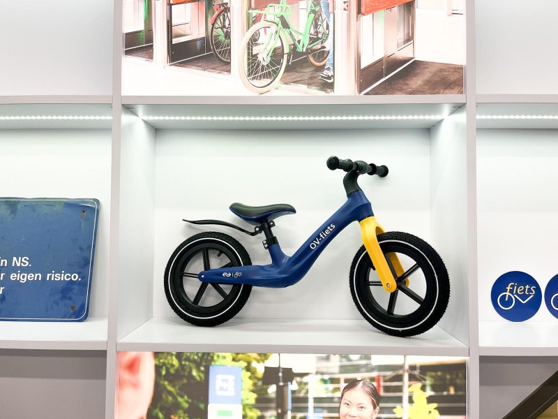 Het OV-loopfietje voor de allerkleinsten. (Foto: NS)