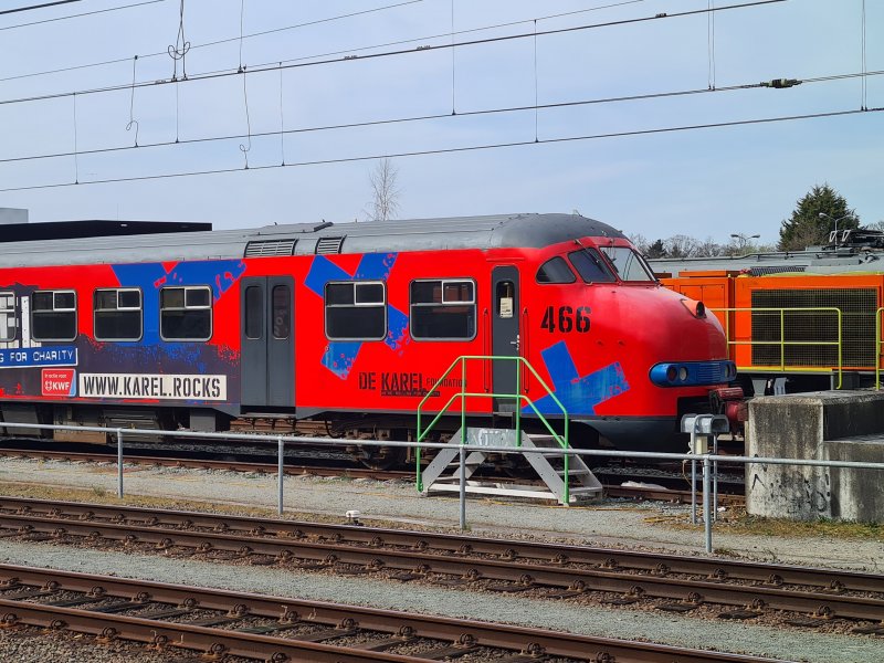 Het Materieel'64 stel 'Karel' is weer volledig inzetbaar na een herstelbeurt en revisie. (Foto: Clayweb / Treinenweb)