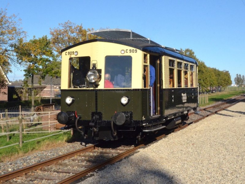 Een archieffoto van de met OMC-motorrijtuig van de SGB. (Foto: Eriksw/Wikipedia)