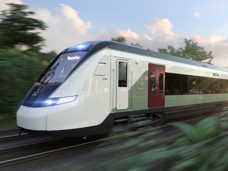 Het unieke ontwerp van de nieuwe treinen van Alstom voor Mexico. (Foto: Alstom S.A.)