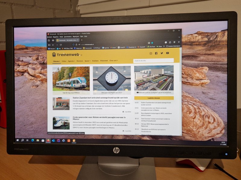 Treinenweb.nl heeft afgelopen jaar ruim 600.000 unieke bezoekers mogen ontvangen. (Foto: Treinenweb)