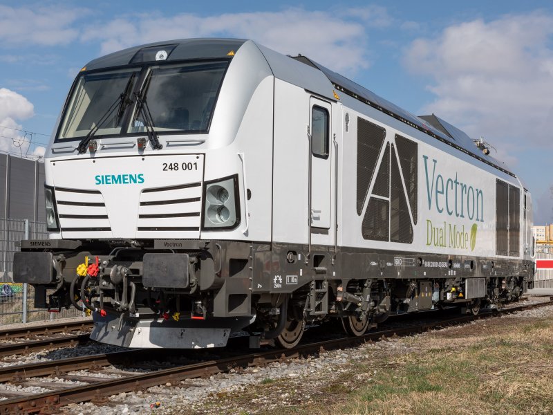 De Vectron Dual Mode van Siemens is toegelaten in zowel Duitsland als Oostenrijk. (Foto: Siemens Mobility)