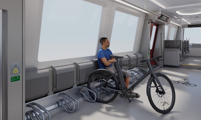 Het interieur van de nieuwe toekomstige treinen. (Foto: Siemens / Stadler Rail)