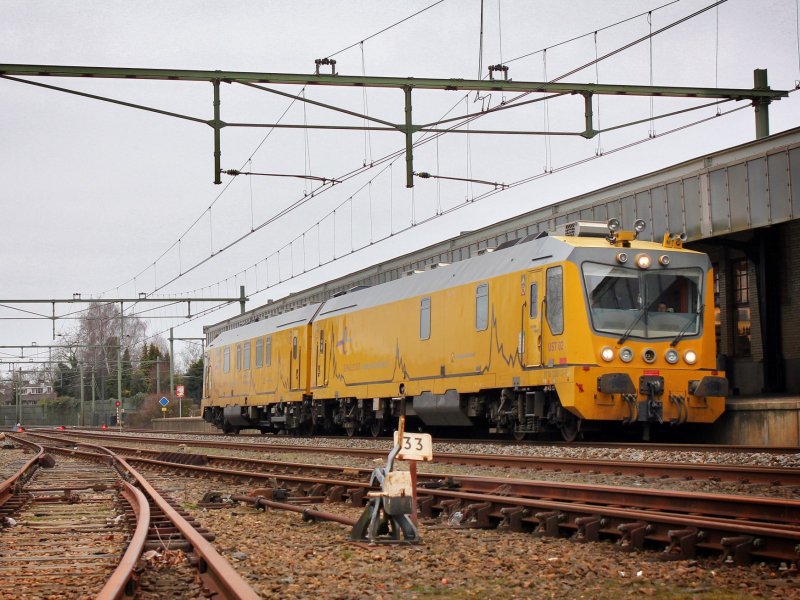 De UST-02 werd door Koen Brouwer op het voormalige postperron in Deventer op de foto gezet.  (Rechten: Koen Brouwer)