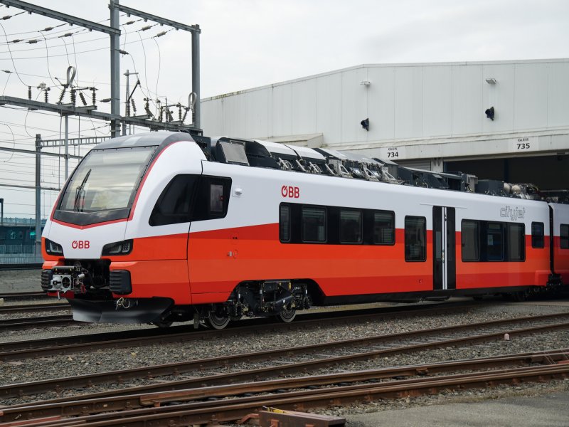 De nieuwe Flirt Akku voor de �BB. (Foto: Stadler / �BB)