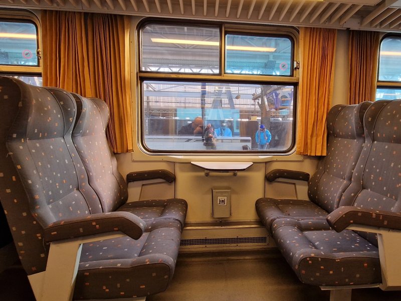 De tweede klas wordt bij GoVolta 'Economy' genoemd. (Foto: Treinenweb/Clayweb)