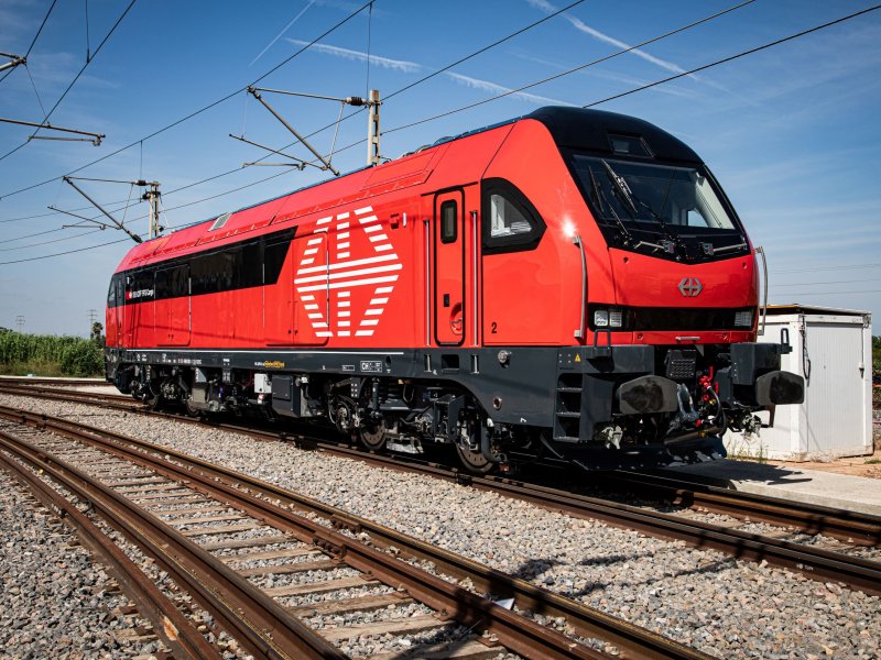De Stadler Euro DuFour die afgelopen week gepresenteerd werd. (Foto: Stadler / SBB)